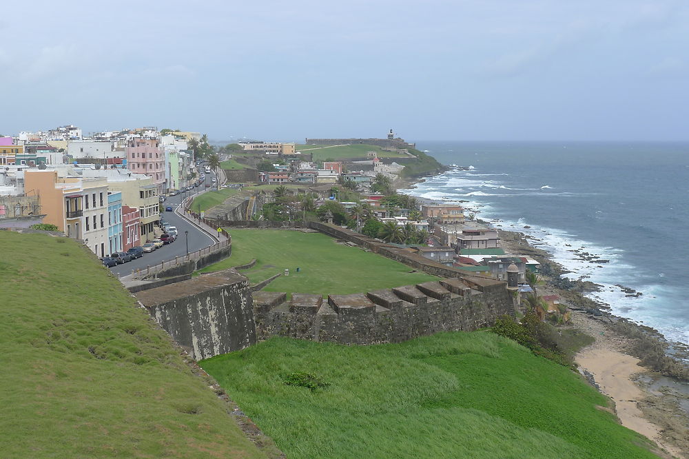 El Morro depuis le Castillo de San Cristobal