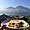 Petit déjeuner sur le lac Batur 