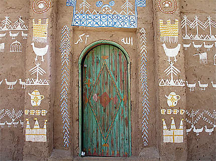 Entrée d'une maison nubienne