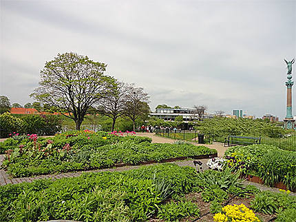 Le port de Copenhague-Le parc Churchill 