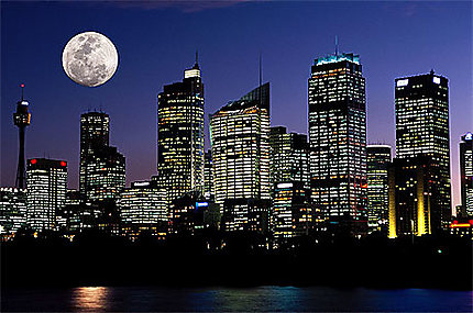 Lune sur Sydney