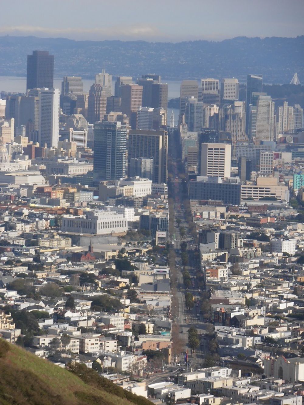 Twin Peaks, vue sur Market Street