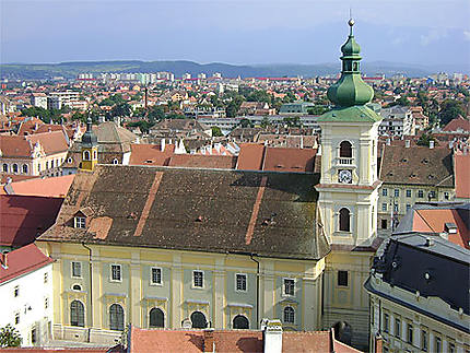 L'église catholique de Sibiu