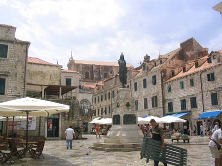 Après le marché à Dubrovnik Après le marché à Dubrovnik