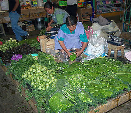Au marché de Cholula