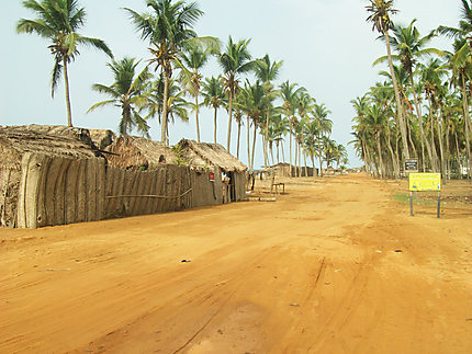 Route des pêches, Bénin