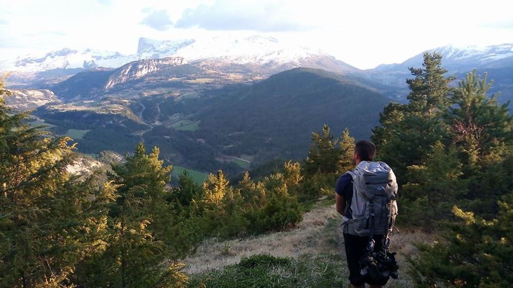 Retour d'escalade aux Gicons - massif du Dévoluy 