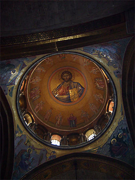 Dôme intérieur de l'église du St Sépulcre