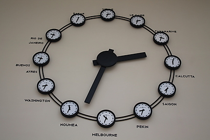 Horloge de "la salle des huit colonnes"