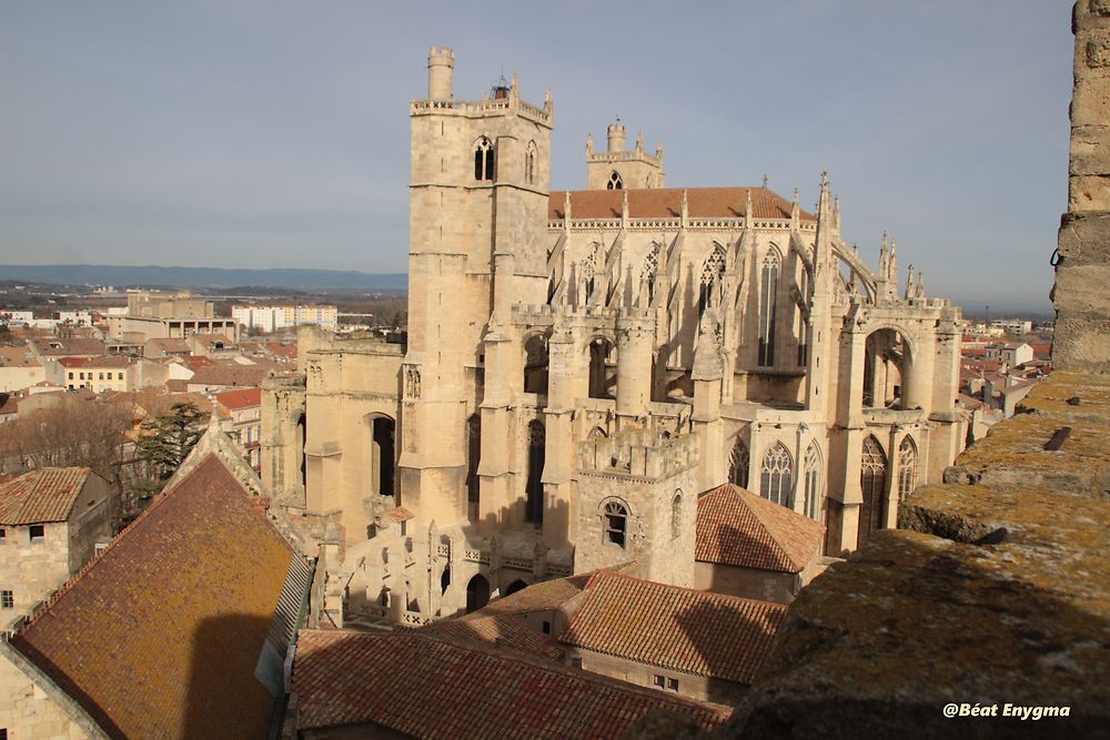 Vue de la Cathédrale du Donjon Gilles Aycelin