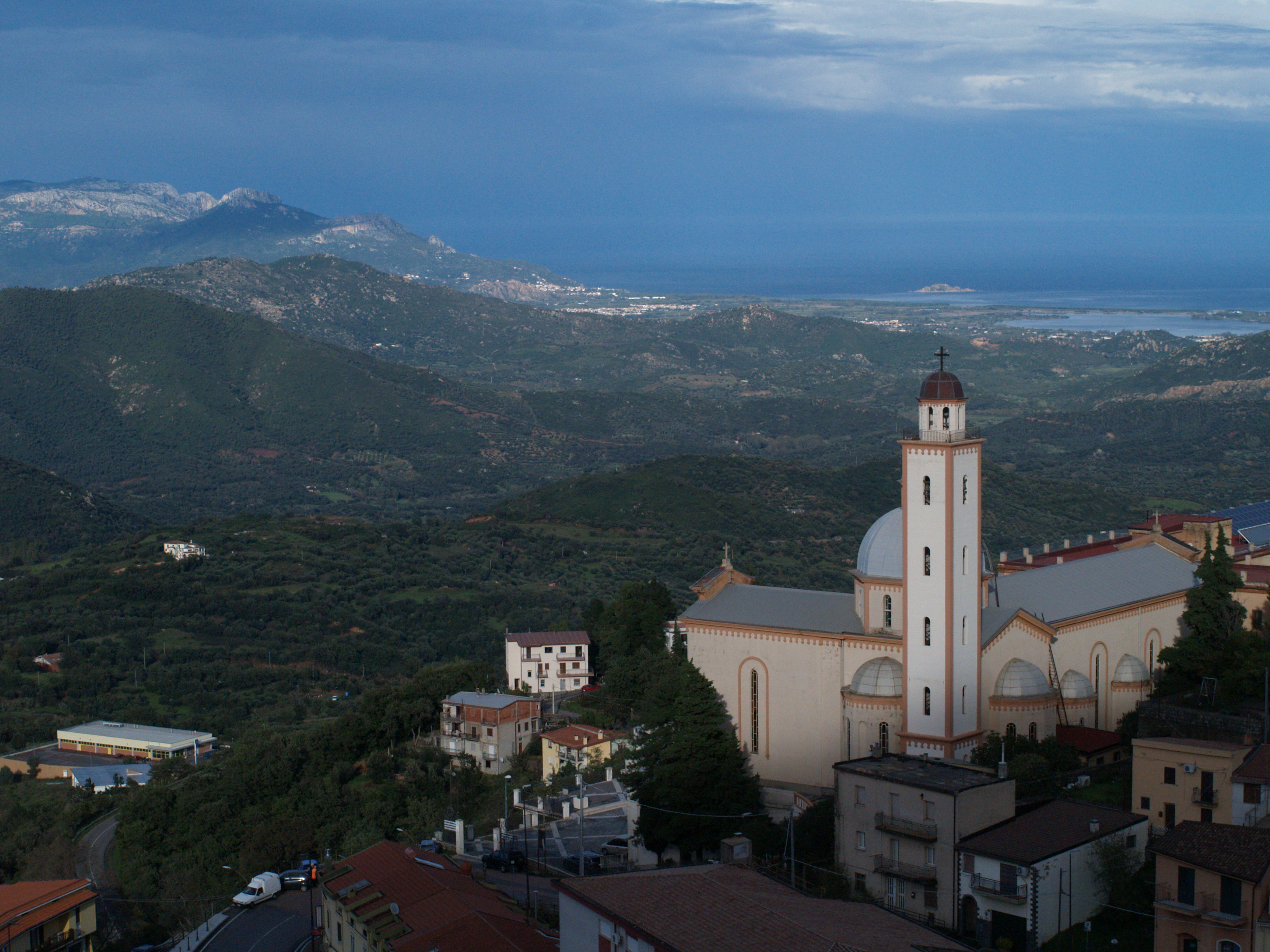 Vue sur Lanusei, Sardaigne Vue sur Lanusei, Sardaigne