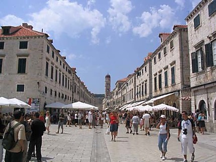 Rue principale de Dubrovnik