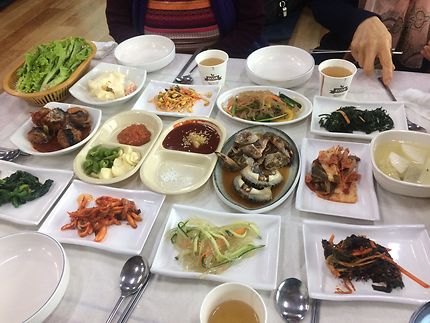 Petit-déjeuner en Corée en famille à Séoul 
