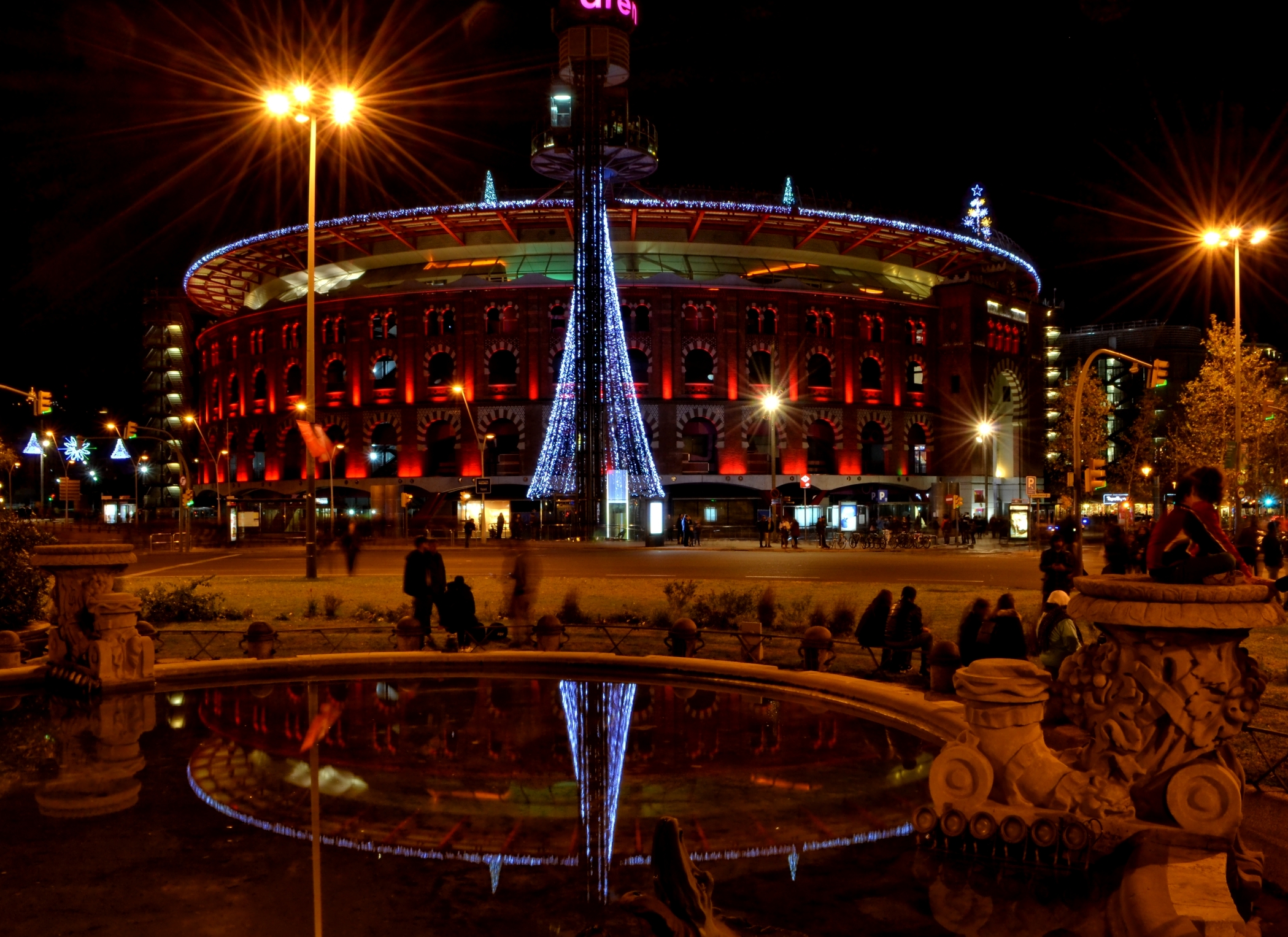Vue de l'Arena de Plaza Espana, Barcelona Vue de l'Arena de Plaza Espana, Barcelona