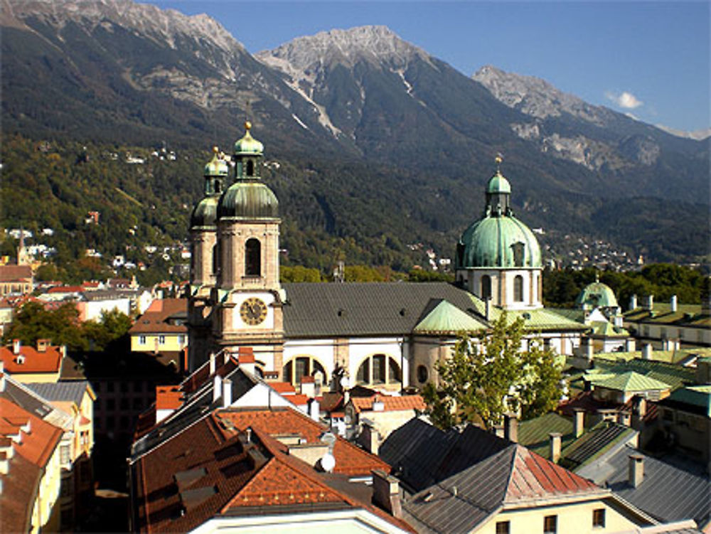 Cathédrale vue d'en haut