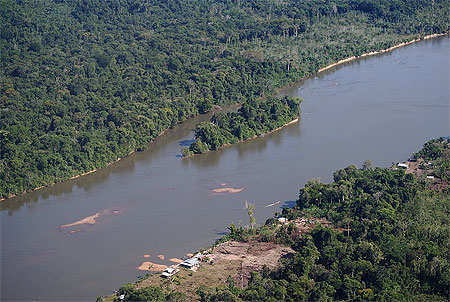 Frontière avec le Surinam Frontière avec le Surinam