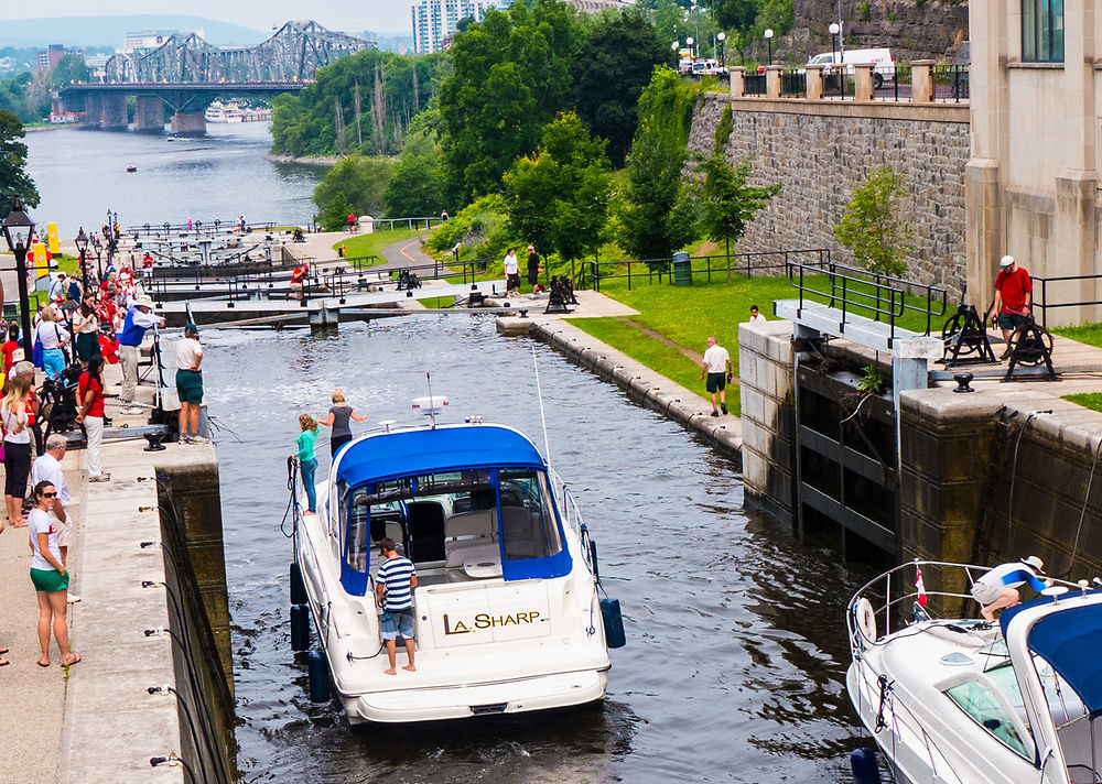 Ecluses sur le canal de Rideau 