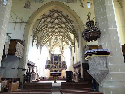 Biertan - Intérieur de l'Eglise fortifiée