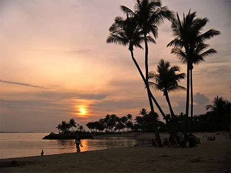 Sentosa soleil couchant Sentosa soleil couchant
