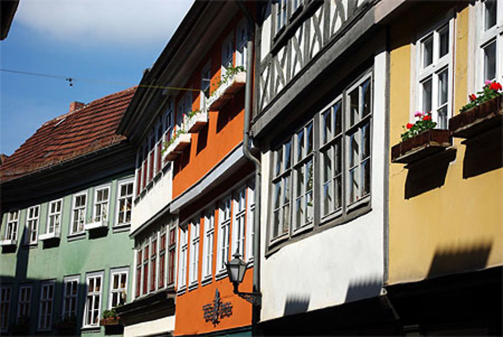 Maisons sur le &quot;Krämerbrücke&quot;