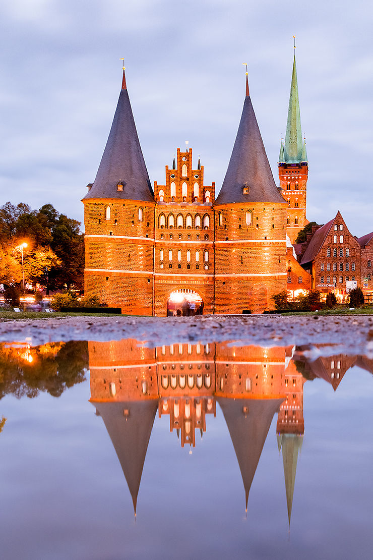 La ville hanséatique de Lübeck (Schleswig-Holstein)
