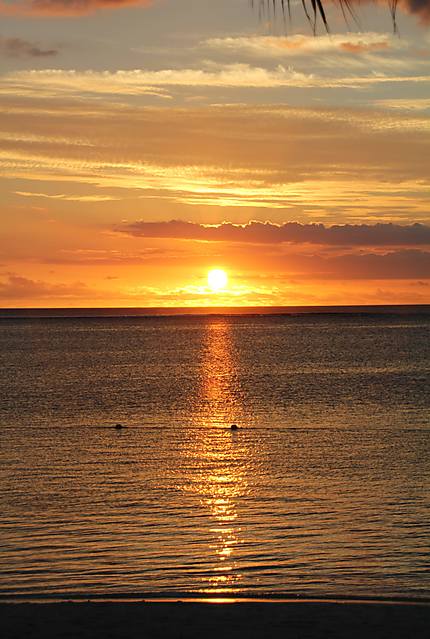 Coucher de soleil à l'île Maurice