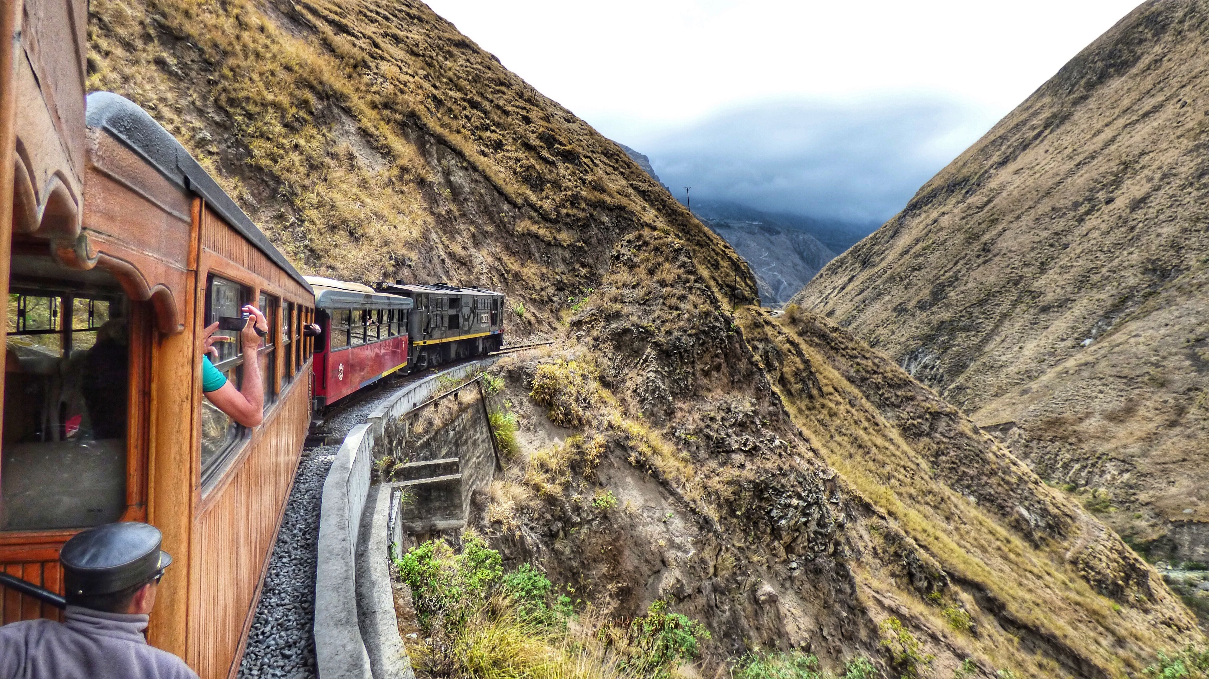 A bord du train des Andes