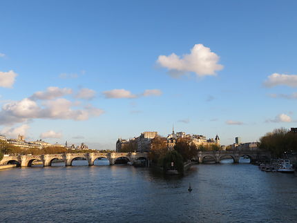 La Seine et le square du Vert Galant