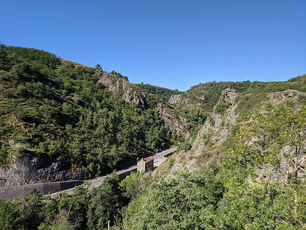 Vue sur le canyon de Malleval