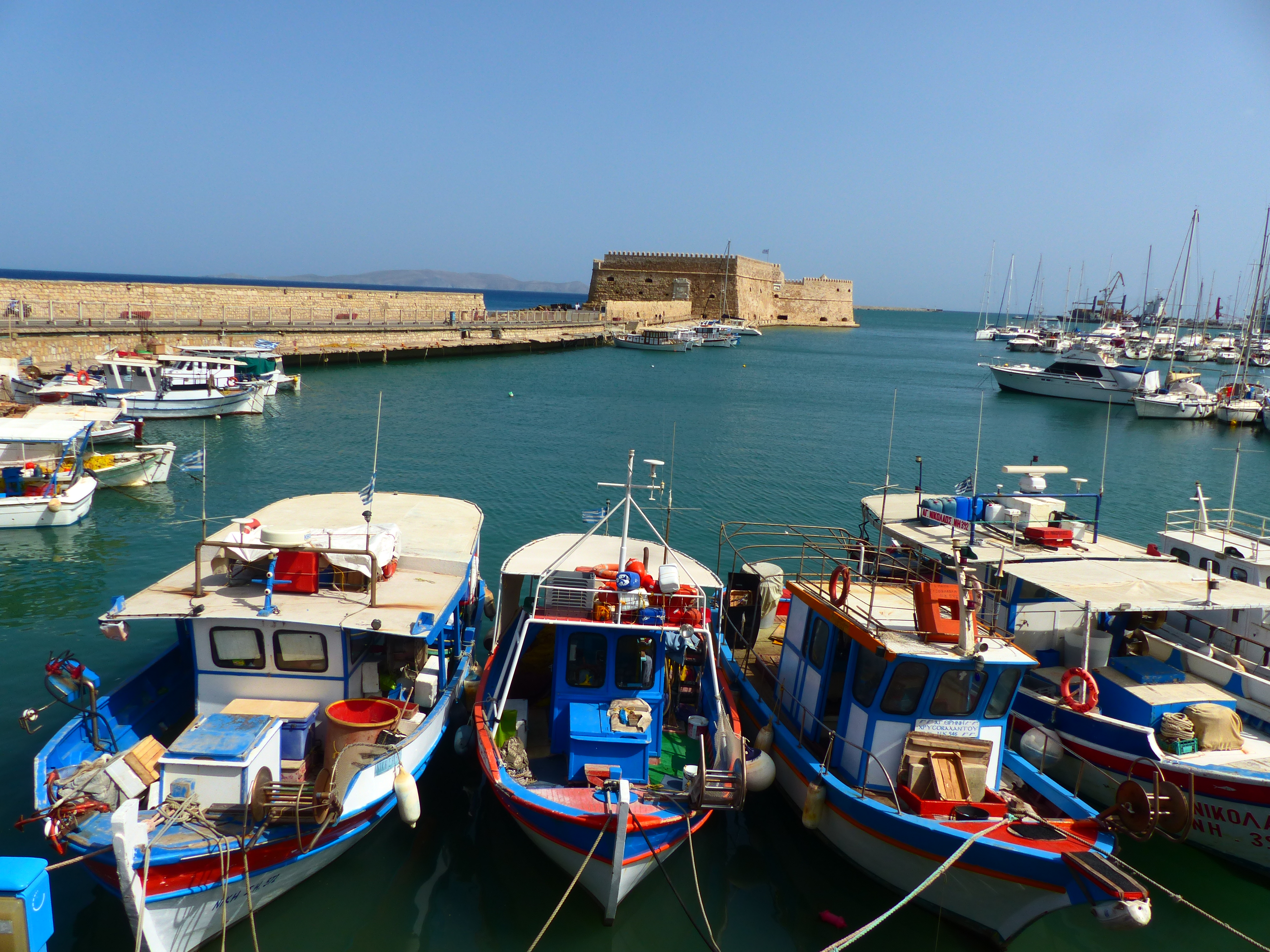 Port d'Héraklion et Fort Koules Port d'Héraklion et Fort Koules