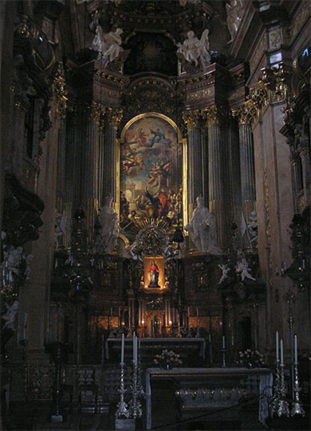 Peterskirche : l'autel baroque