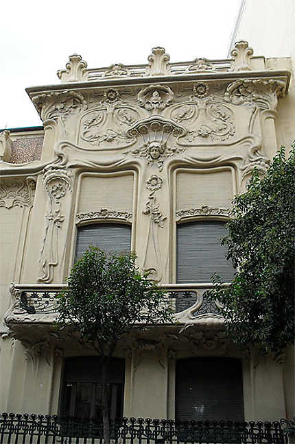 Immeuble Art Nouveau : détail