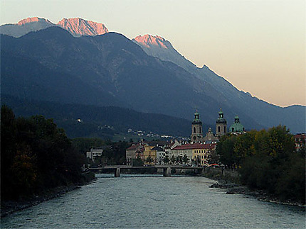 Fin de journée sur Innsbruck