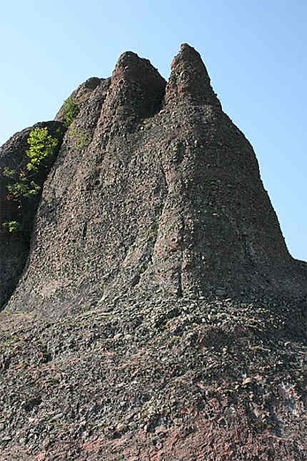 Un rocher de la citadelle Kaleto