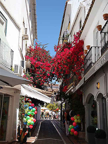Rue dans le Vieux Marbella