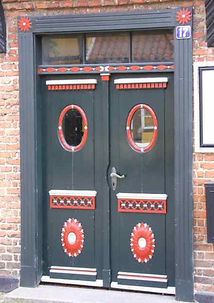 Une porte à Ribe (ouest du Jutland)