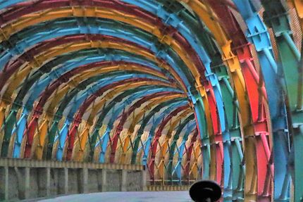 Tunnel plein de couleurs, Yunnan