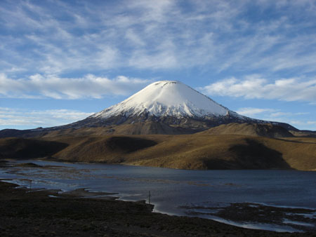 Parinacota et Lac Chungará Parinacota et Lac Chungará