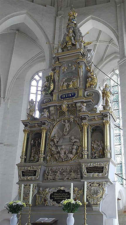 Oberkirche Sankt-Nikolai : le maître-autel