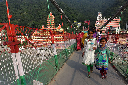 Laksshman Jula, un des ponts de Rishikesh