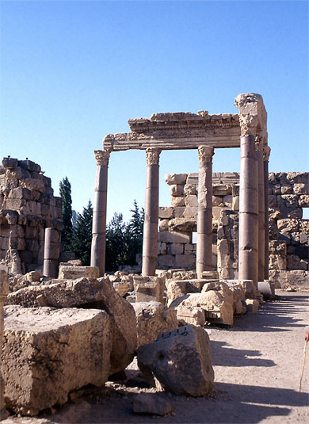 Baalbek, la grande cour