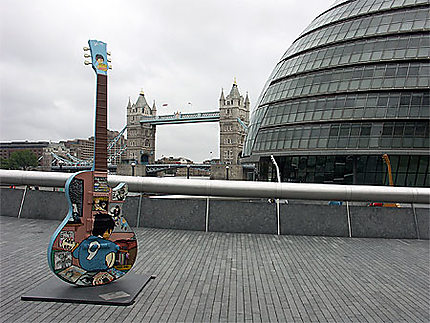 Expo de guitares au City Hall