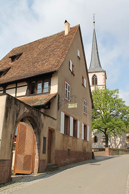 La rue principale de Mittelbergheim