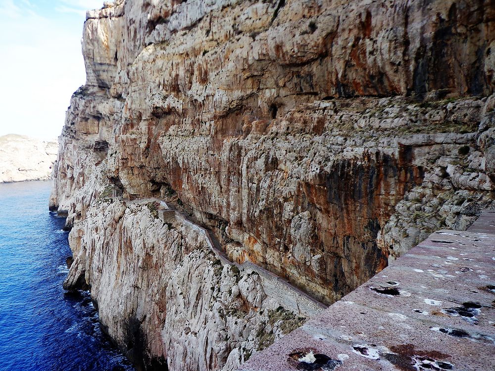 Descente à la "Grotta di Nettuno"