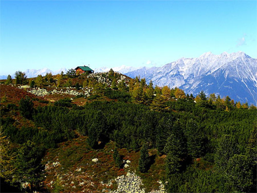 Jolie maison sur la montagne