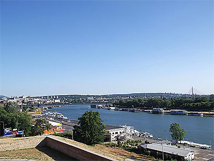 La Sava, vue de Kalemegdan