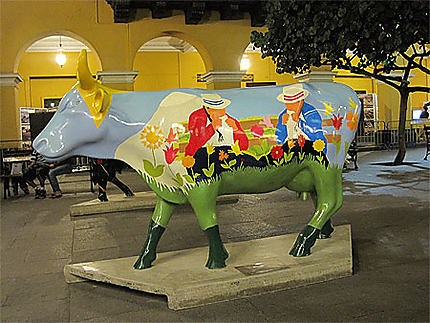 Una vaca andina
