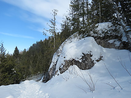 Paysage hivernal à St-Donat-de-Rimouski