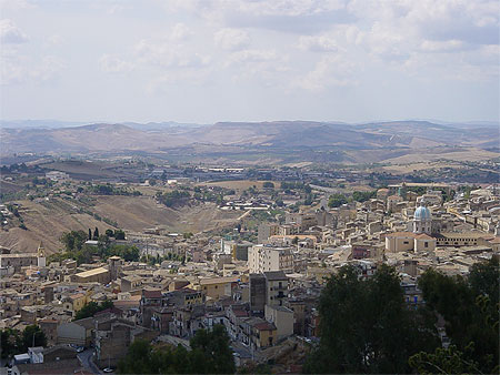 Vue de Caltanissetta Vue de Caltanissetta