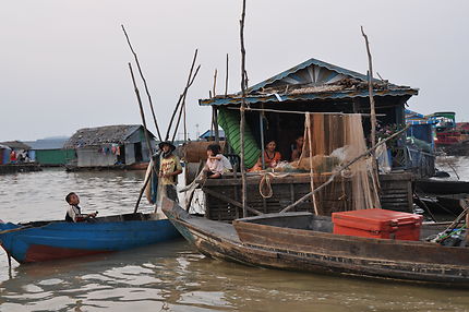 Village flottant du Tonlé Sap